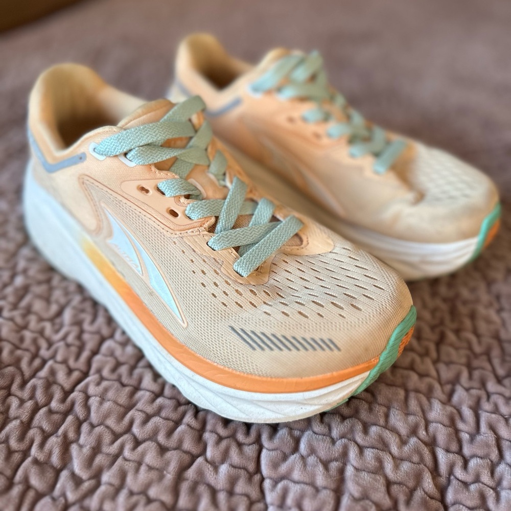 Alta Via Olympus Green/Yellow/Orange Trail Road Running Sneakers